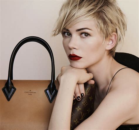 michelle williams louis vuitton campaign|michelle williams Louis Vuitton hair.